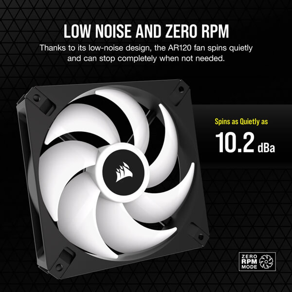 Corsair iCUE AR120 Digital RGB 120mm PWM Cabinet Fan (Triple Pack)